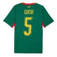 Camiseta Senegal Idrissa Gueye #5 Segunda Equipación Replica Mundial 2026 mangas cortas